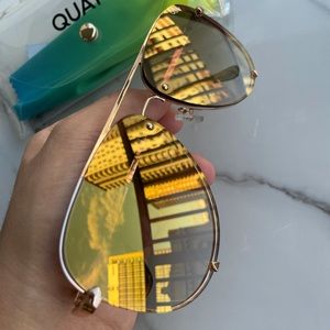 Quay Australia high key rimless yellow. Gently used